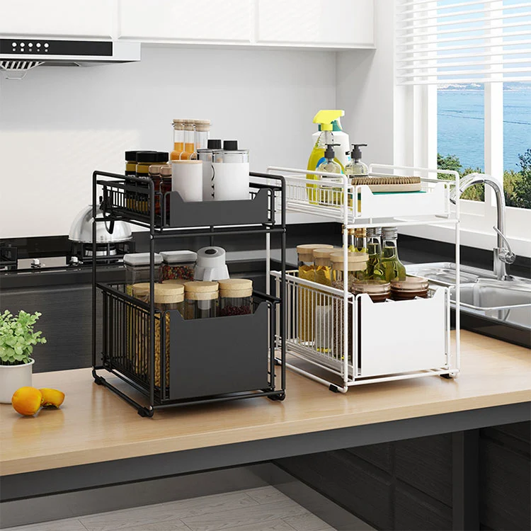 Dual-Tier Multifunctional Kitchen Organizer ကို ဘာကြောင့် စဉ်းစားသင့်တာလဲ။