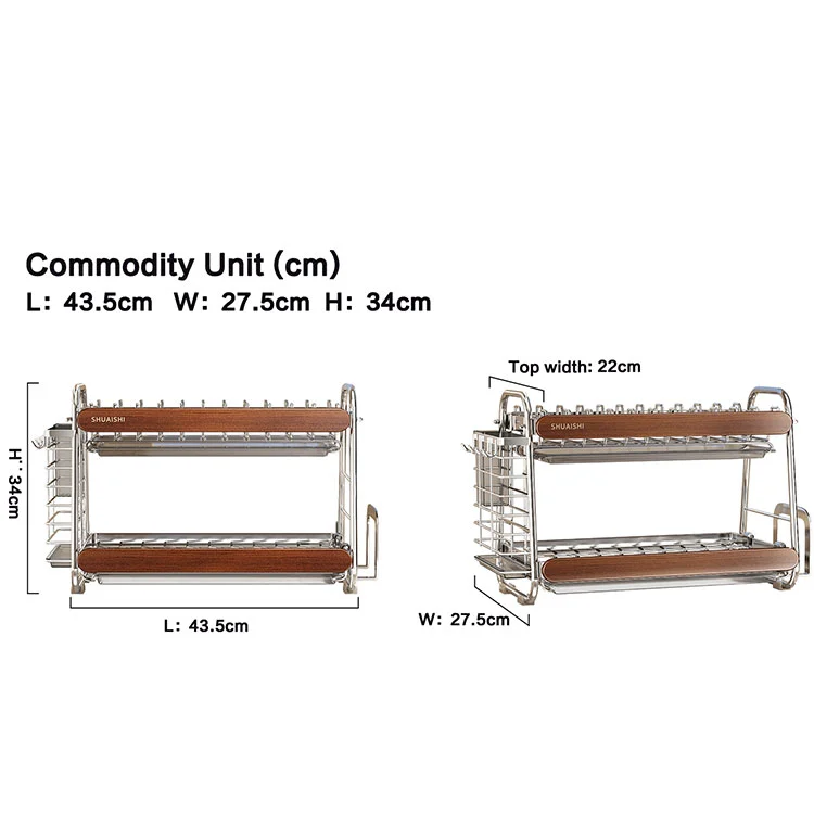 Double Tier Dish Rack