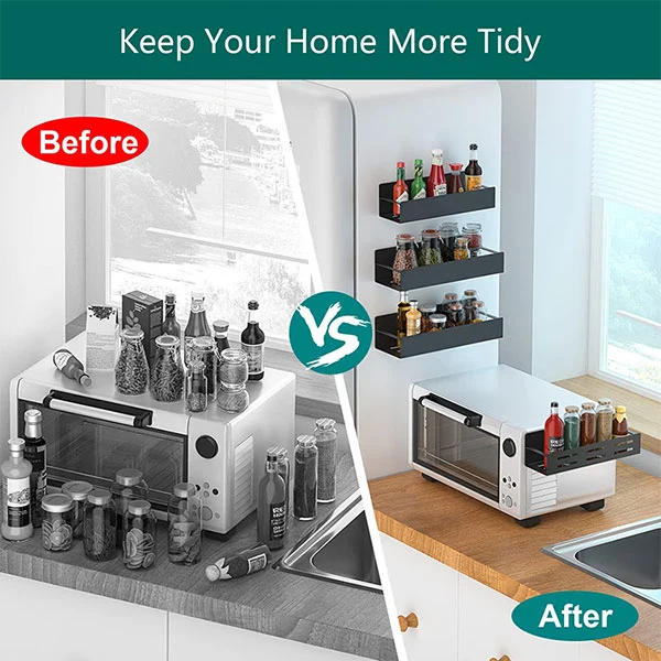 Refrigerator Magnetic Spice Rack