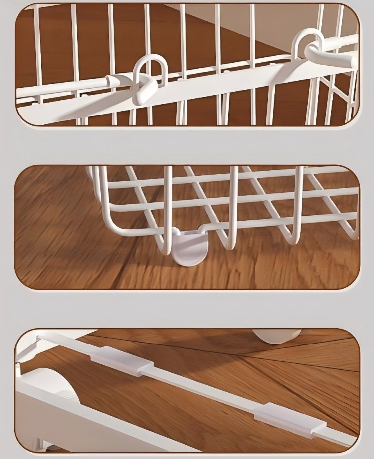 Metal Bath Organizer Rack