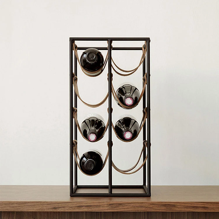 Metal Countertop Wine Rack