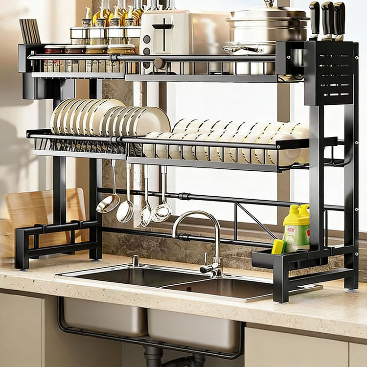 မီးဖိုချောင်တွင် ချိန်ညှိနိုင်သော Modular Dish Rack